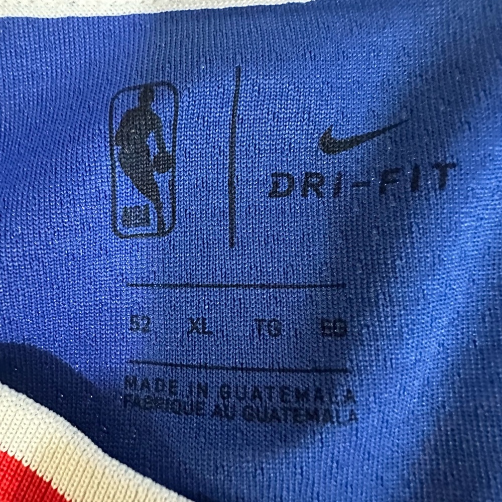 Nike Men Philadelphia 76ers Joel Embiid Jersey Sz 52‎ - Picture 5 of 6